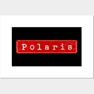 vintage retro plate Polaris Posters and Art